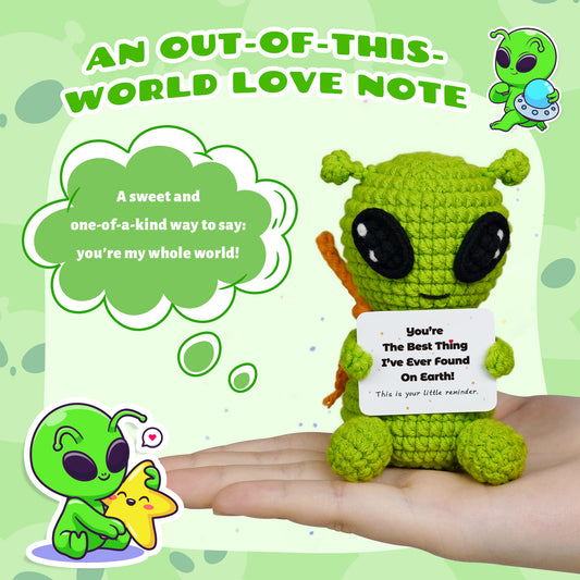 To My Love Alien Crochet Doll