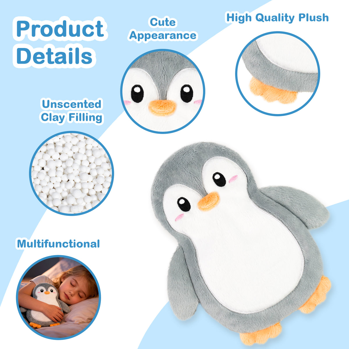 Warm Hug - Penguin Heating Pad