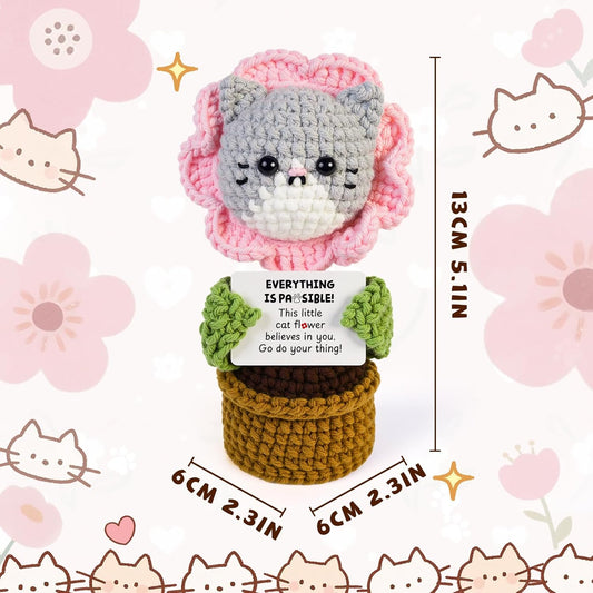 Everything is Pawsible Cat Flower