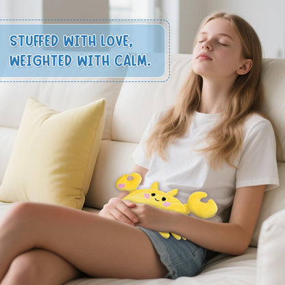 Yellow Crab Microwavable Heating Pad