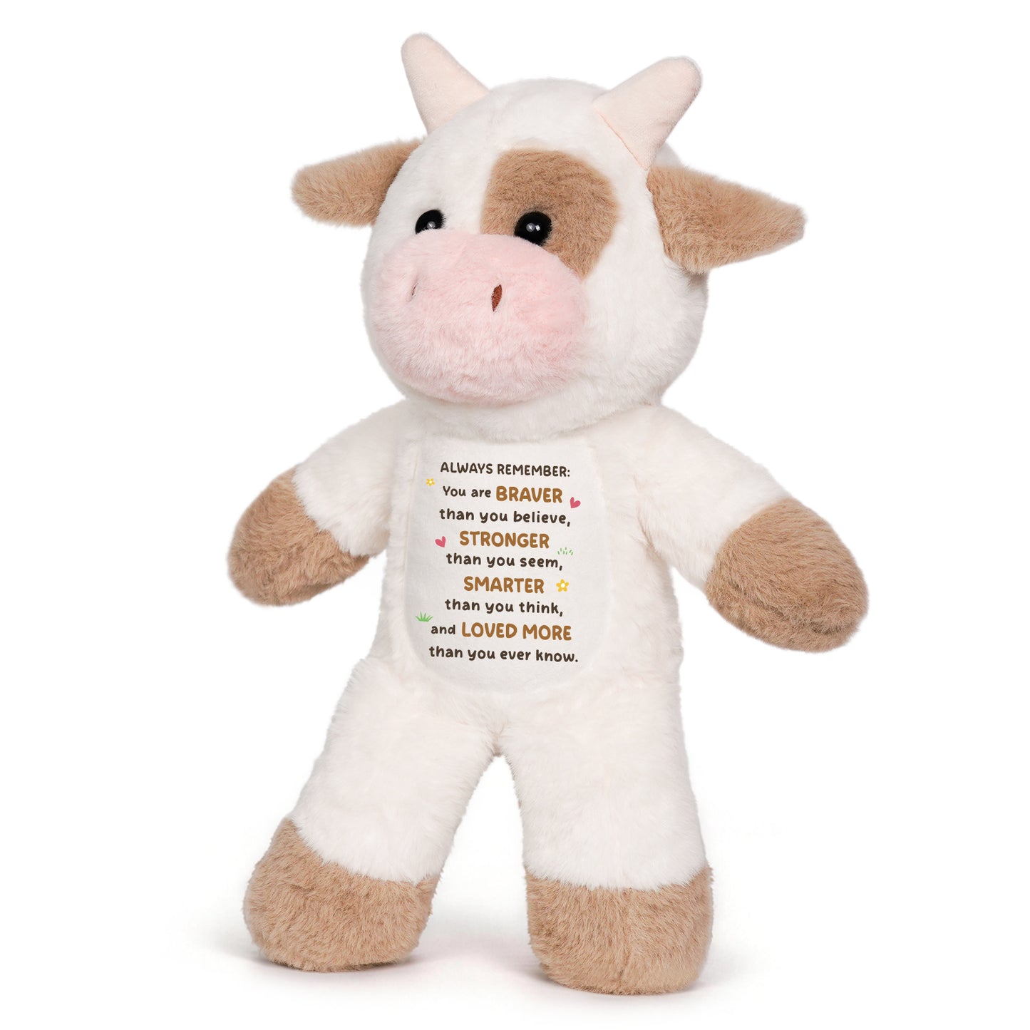 You Are Braver™ Plush Cow