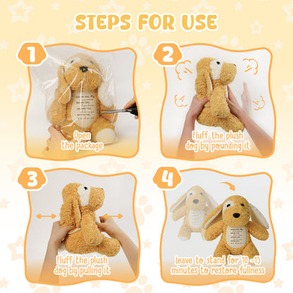 Behind You – Cuddly Plush Puppy