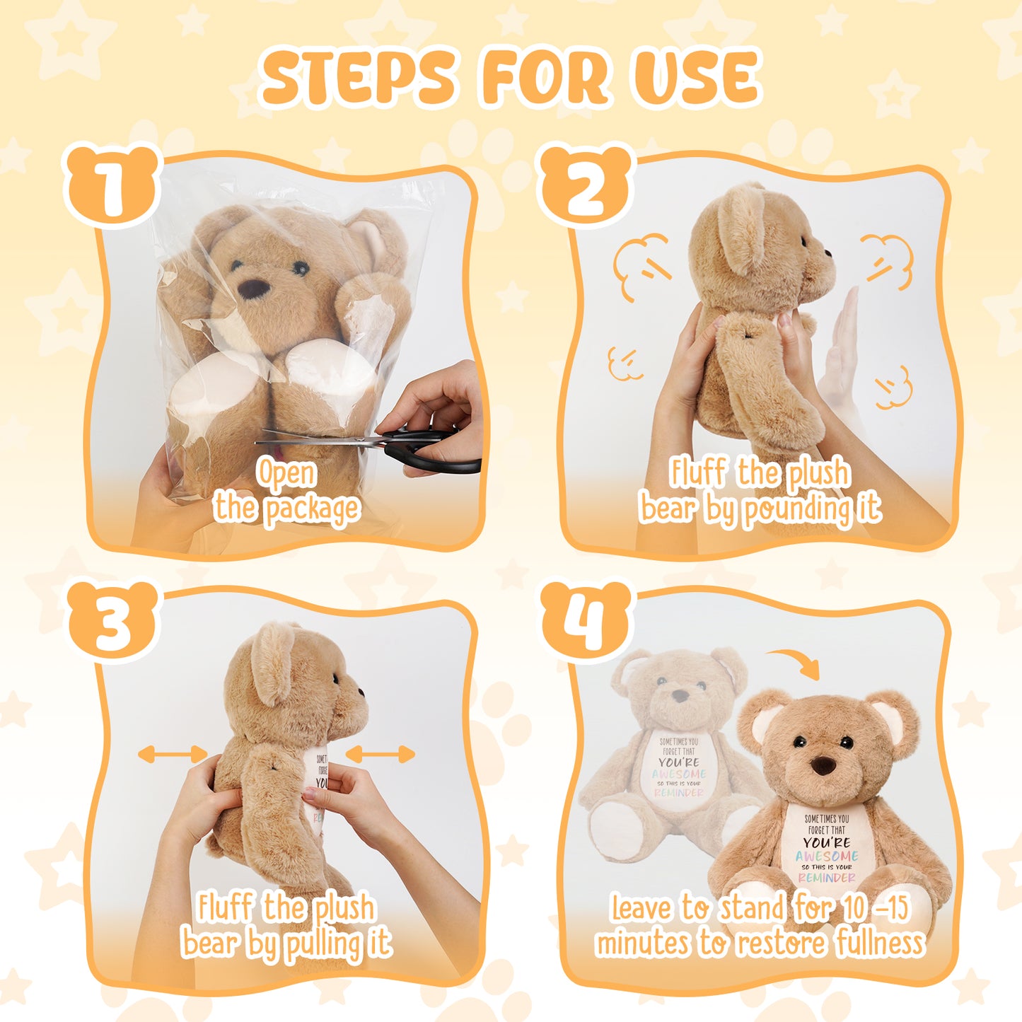 You're Awesome Plush Bear