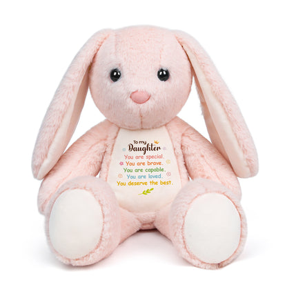 To My Daughter™ Plush Bunny