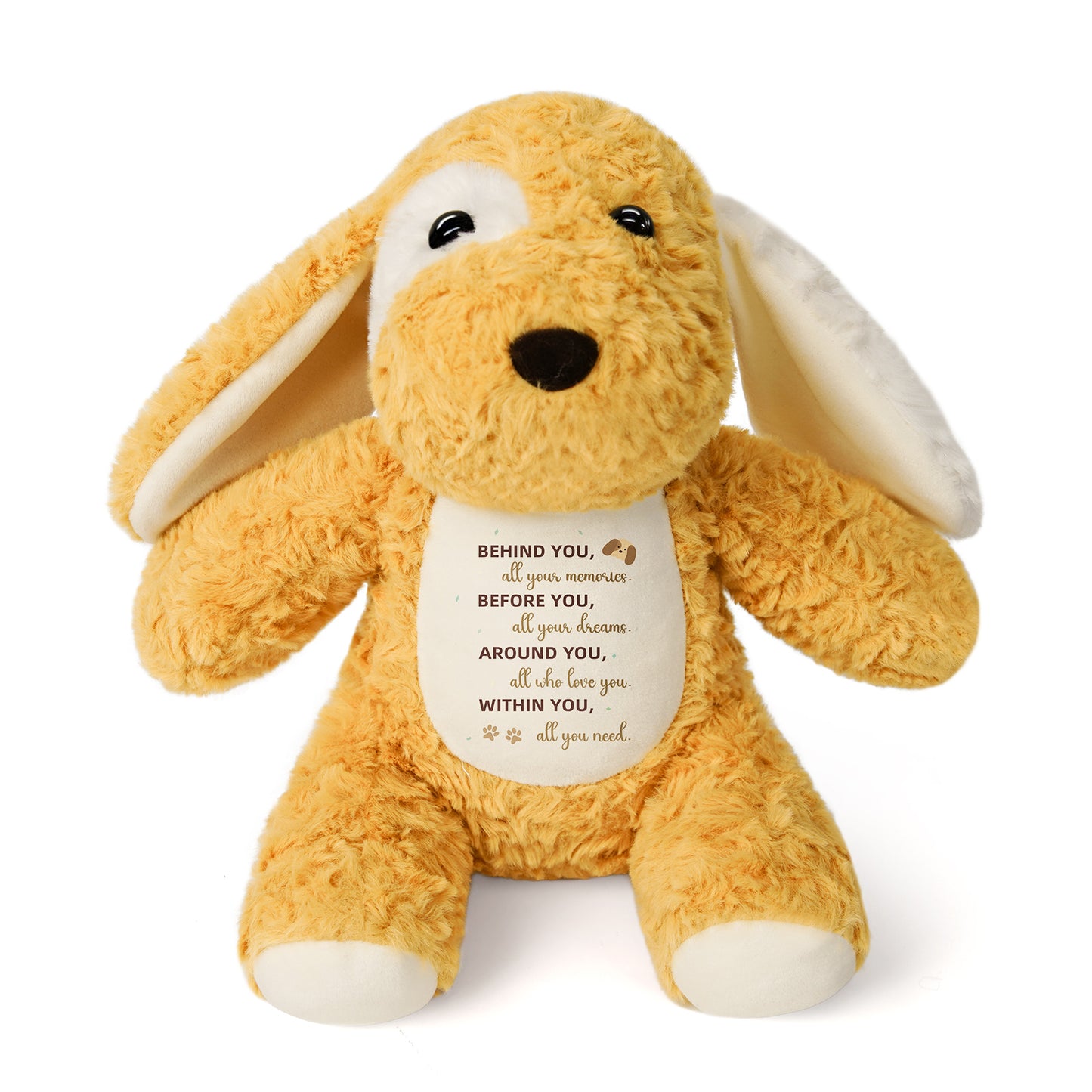 Behind You – Cuddly Plush Puppy