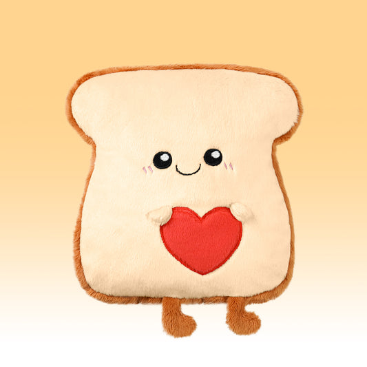 Cute Plush Toast Heating Pad