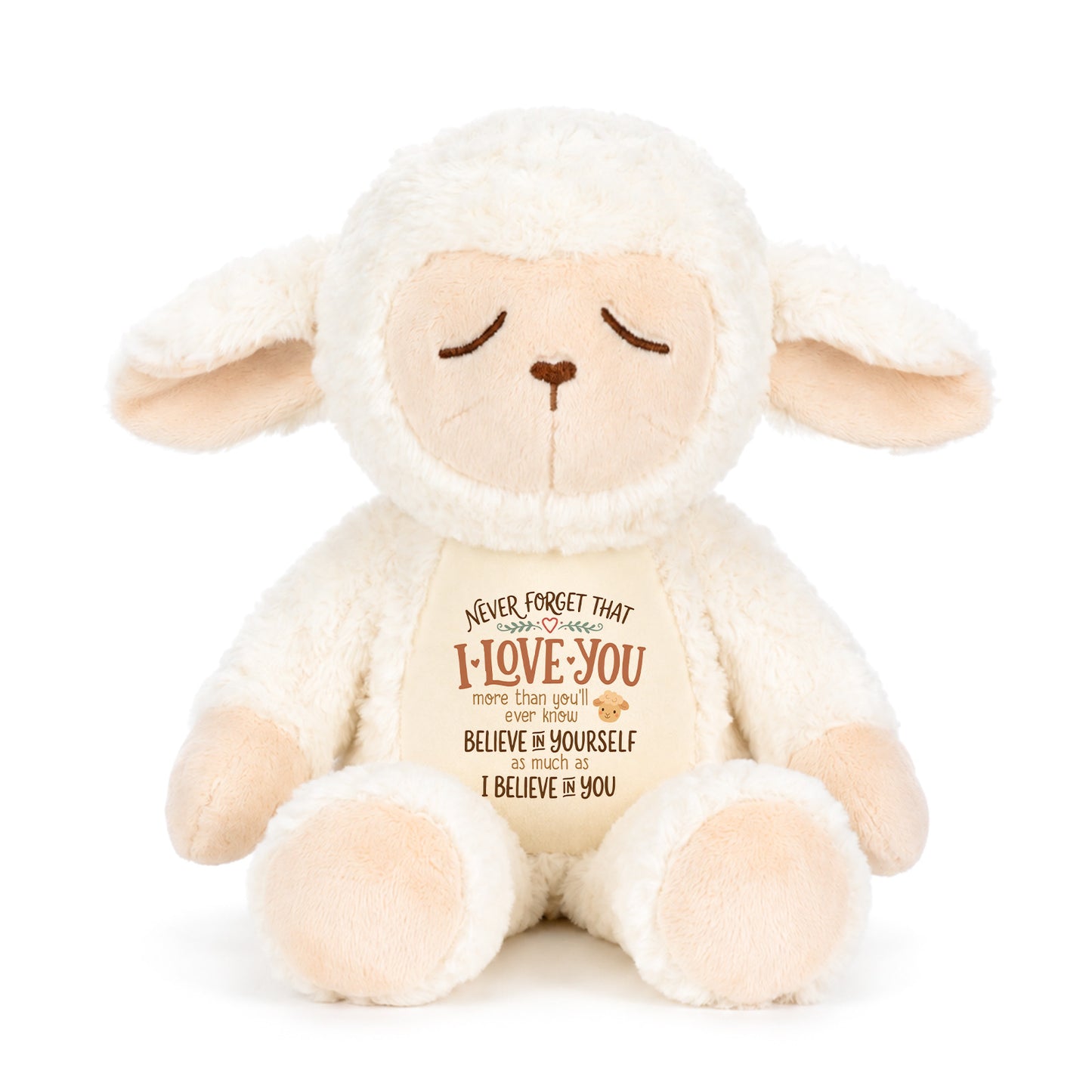 Never Forget That I Love You Adorabte Lamb Plush