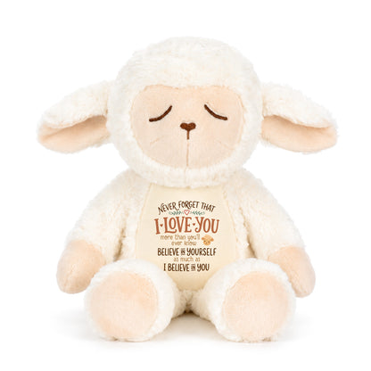 Never Forget That I Love You Adorabte Lamb Plush