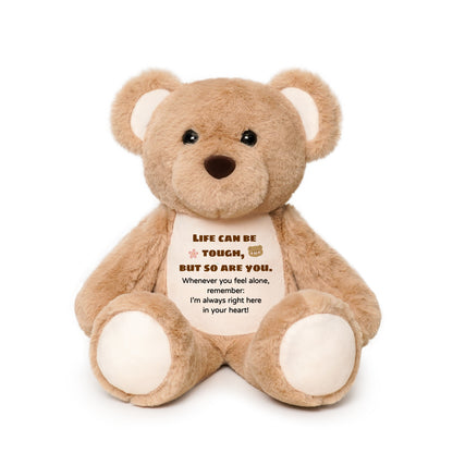 Life Can Be Touch - Cuddly Plush Bear