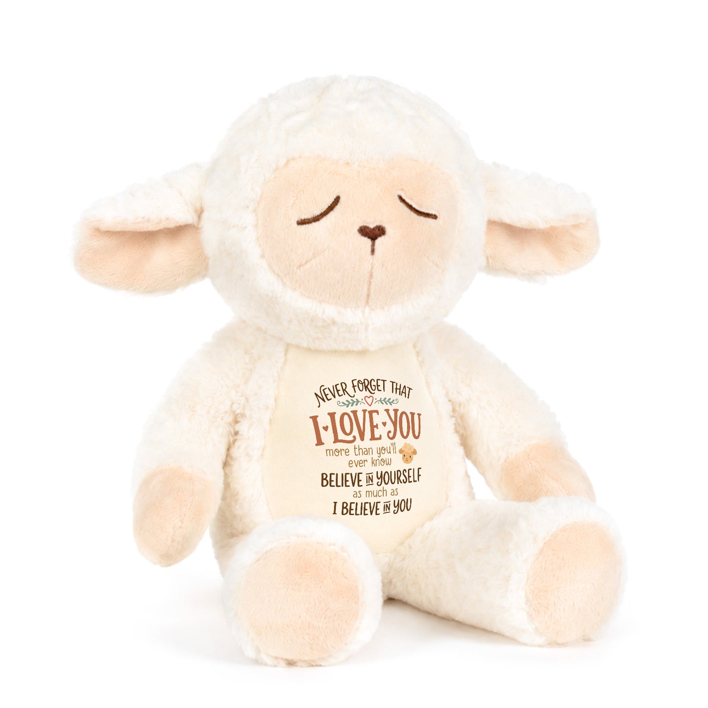 Never Forget That I Love You Adorabte Lamb Plush