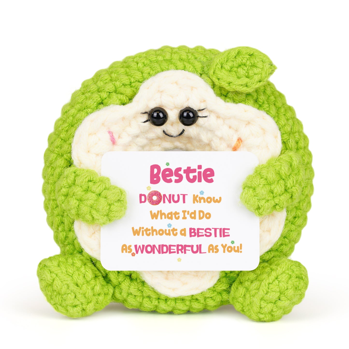 Positive Donut Crochet Doll - For Bestie