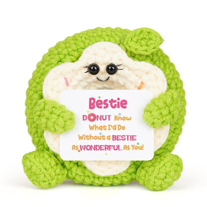 Positive Donut Crochet Doll - For Bestie