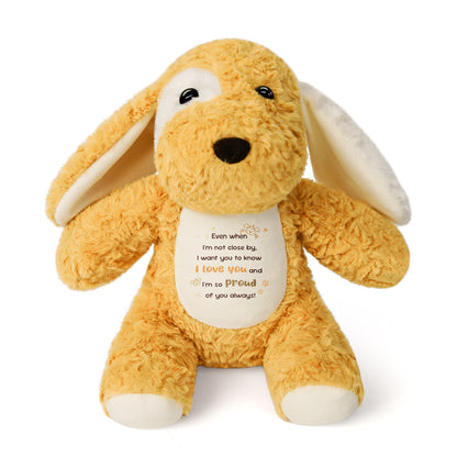 Even When I'm Not Close By – Cuddly Plush Puppy