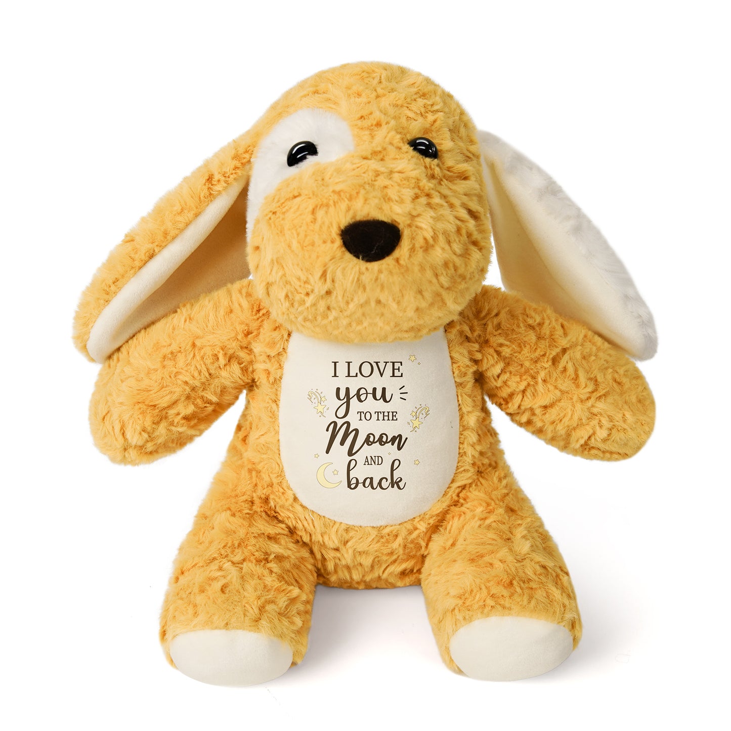 I Love You To The Moon And Back– Cuddly Plush Puppy