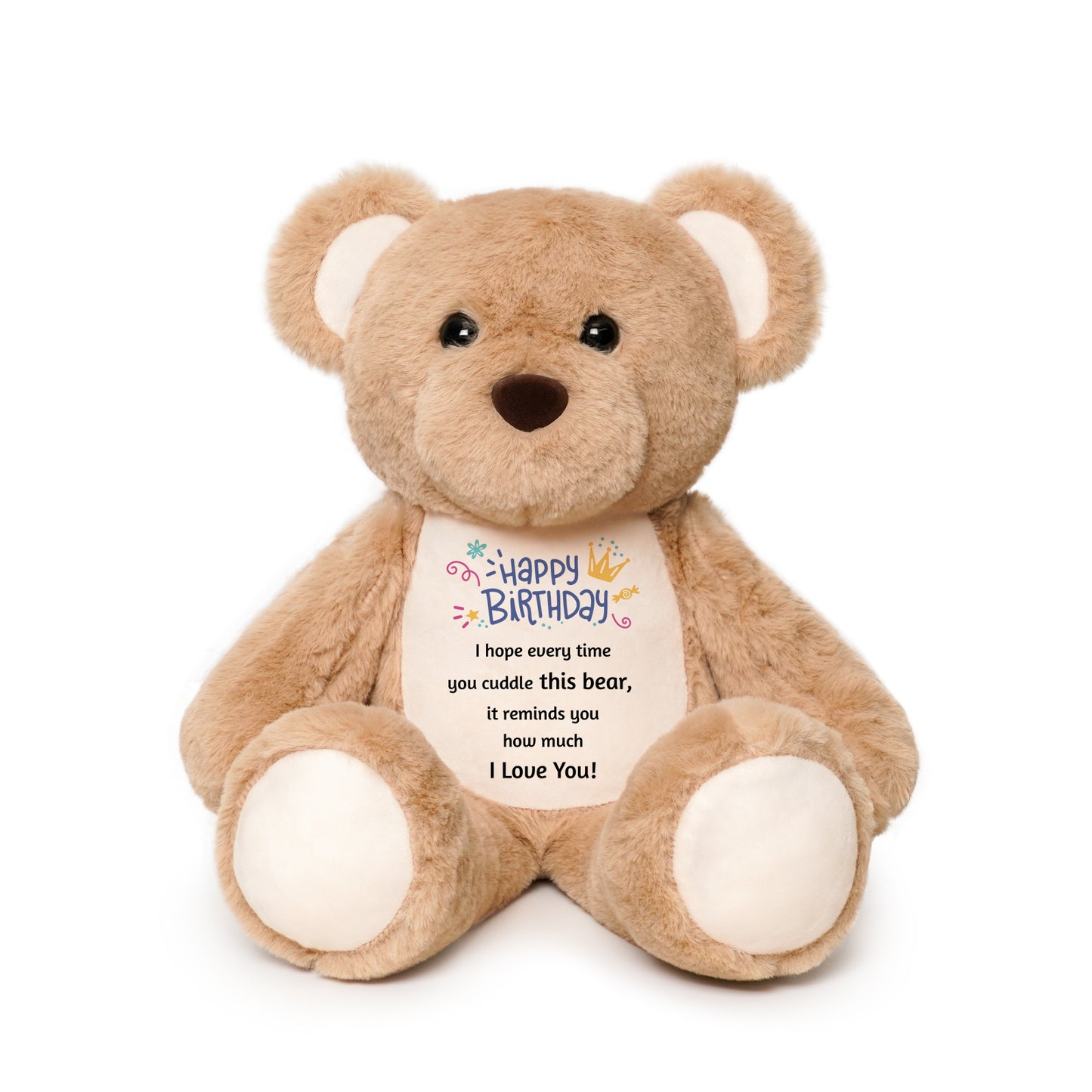 I Love You - Cuddly Plush Bear