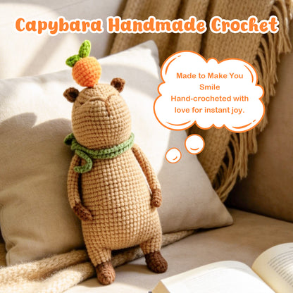 Capybara Crochet Doll
