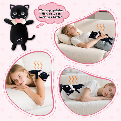 Black Cat Microwavable Heating Pad