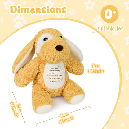 Even When I'm Not Close By – Cuddly Plush Puppy
