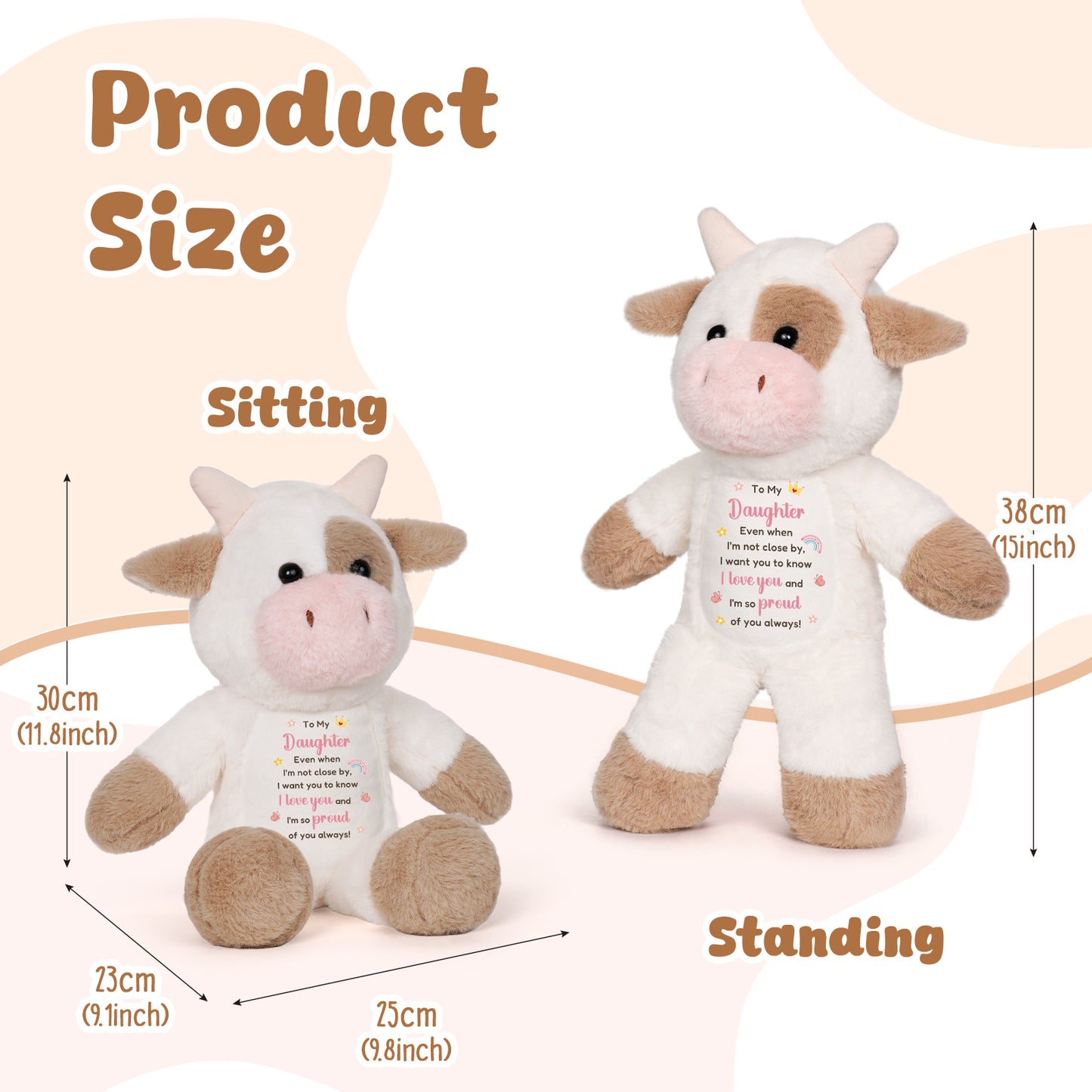 To My Daughter™ Plush Cow