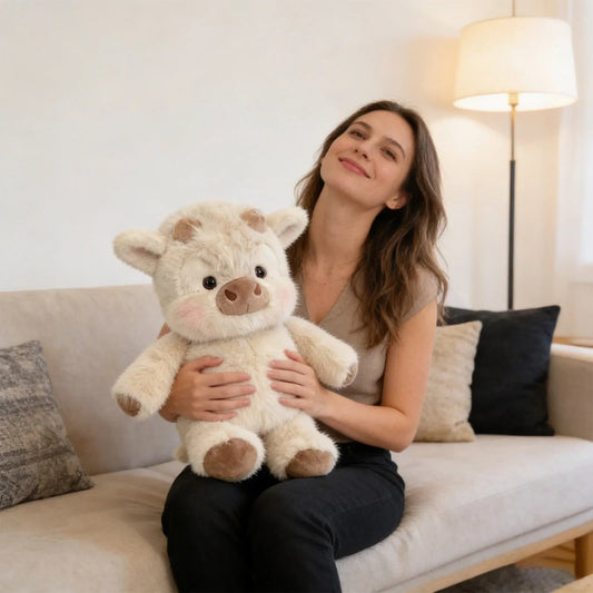 Huggable Running Cow Plushie