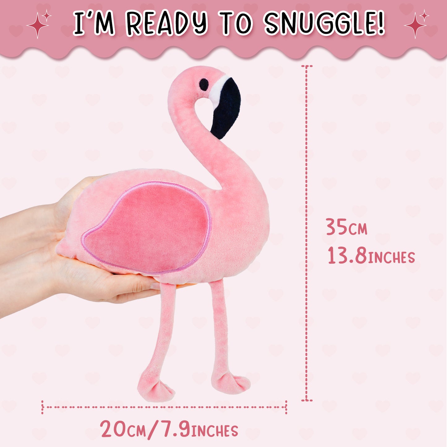 Pink Flamingo Microwavable Heating Pad