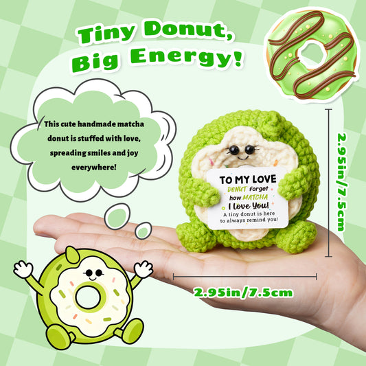 Positive Donut Crochet Doll - To My Love