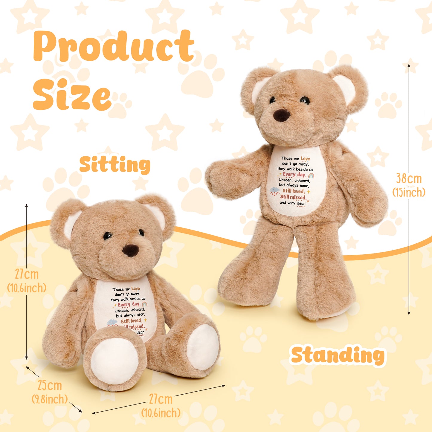 Those We Love Don't Go Away - Cuddly Plush Bear