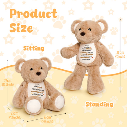 Always Remember You Are Braver - Cuddly Plush Bear