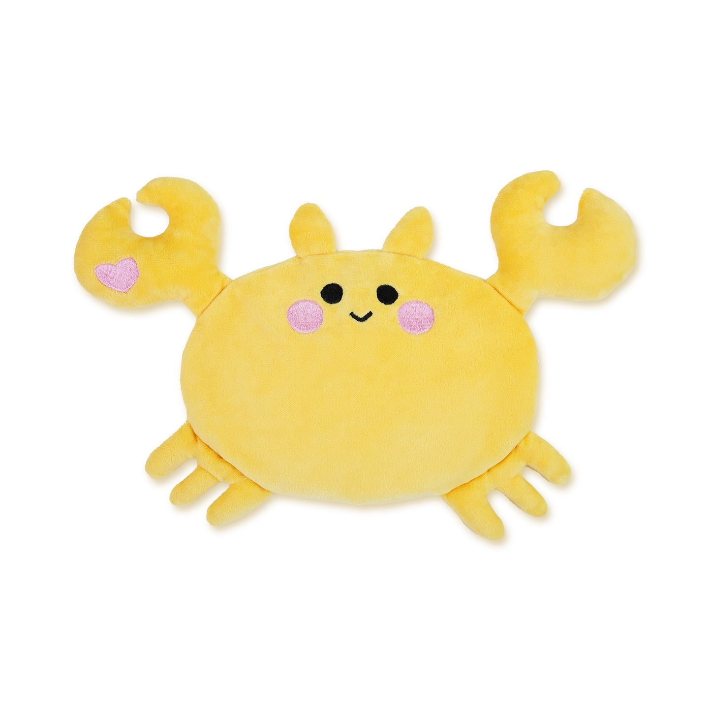 Yellow Crab Microwavable Heating Pad