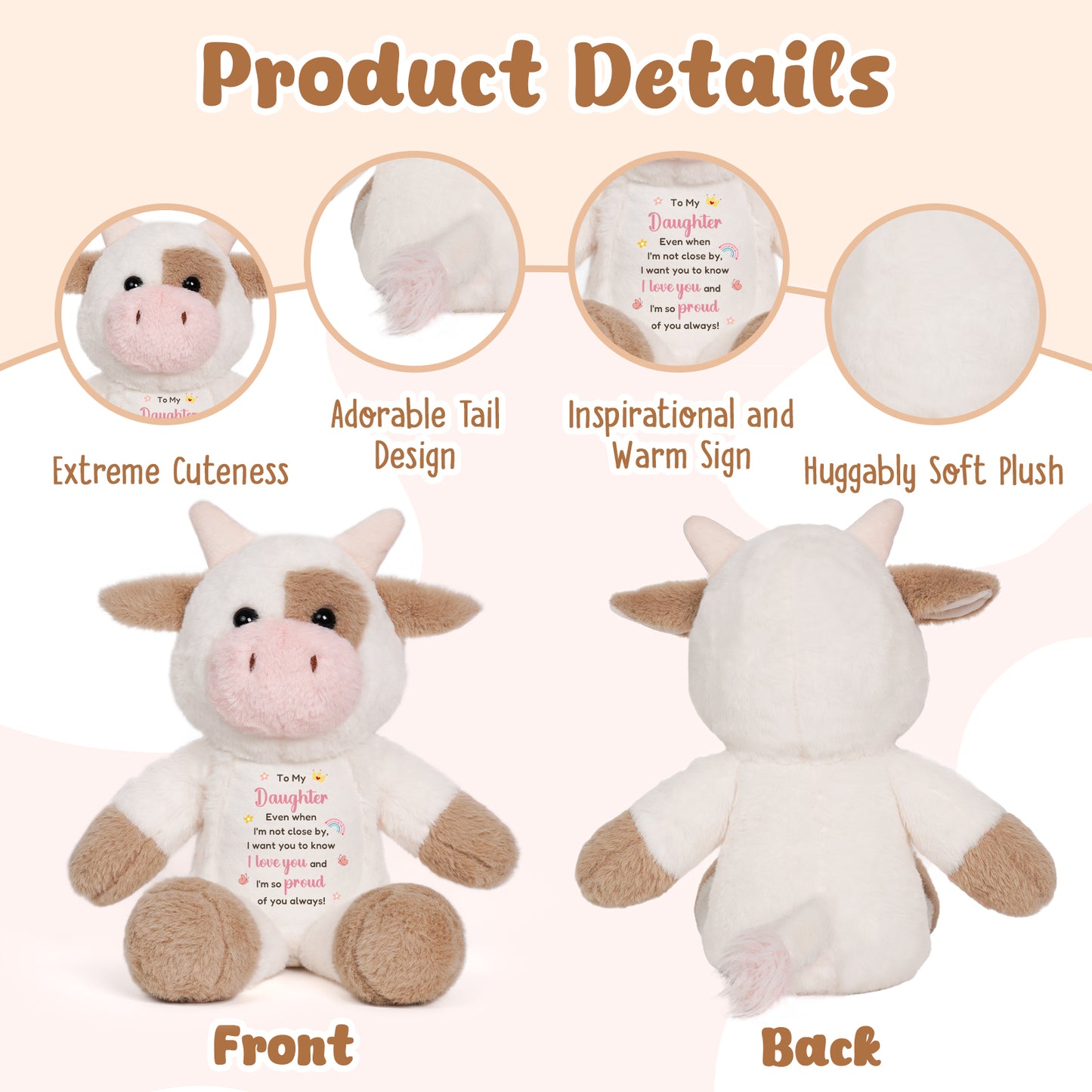 To My Daughter™ Plush Cow