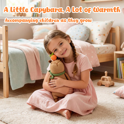 Capybara Crochet Doll