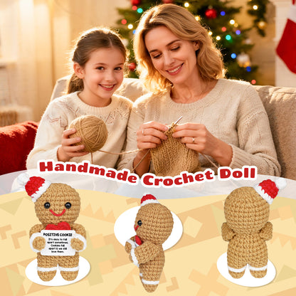 Positive Cookie Crochet Doll
