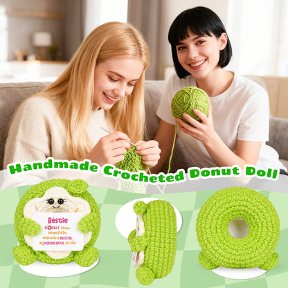 Positive Donut Crochet Doll - For Bestie