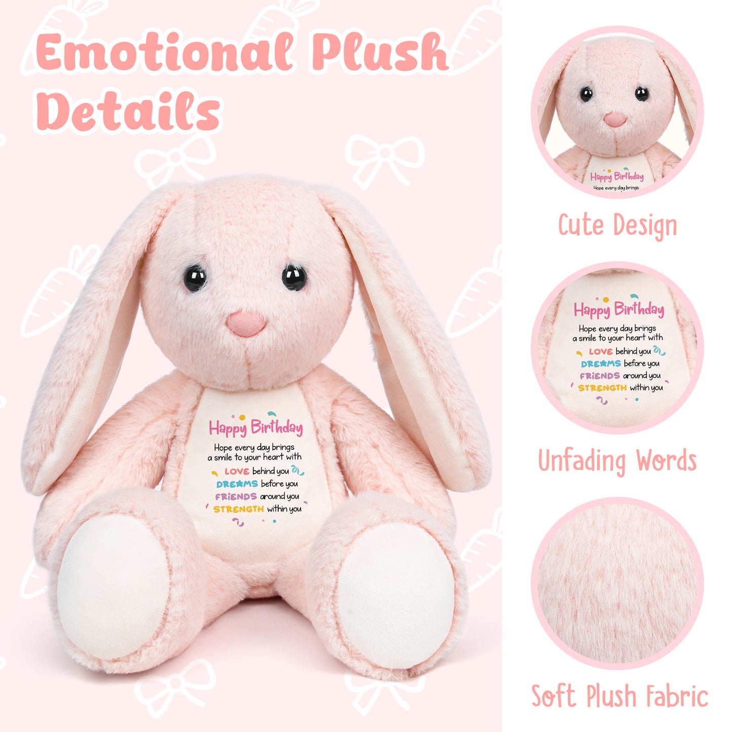 Happy Birthday™ Plush Bunny