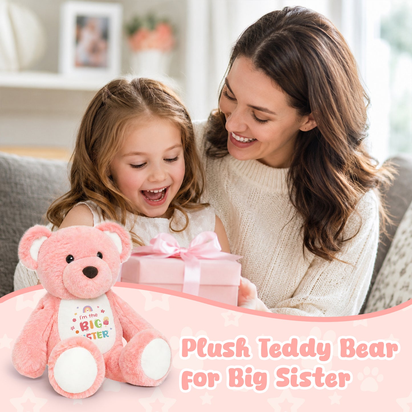 I'm The Big Sister - Cuddly Plush Bear