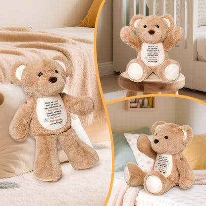 Those We Love Don't Go Away - Cuddly Plush Bear