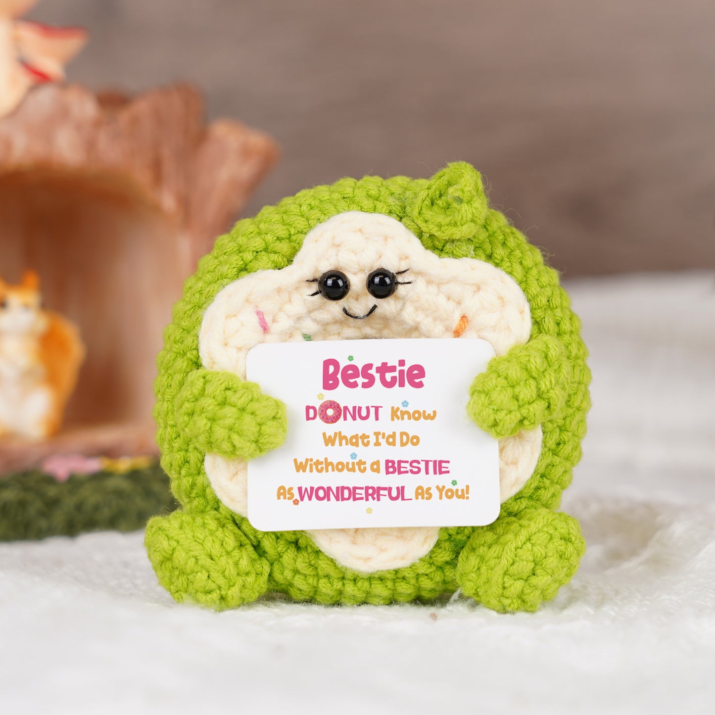 Positive Donut Crochet Doll - For Bestie