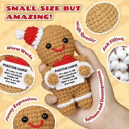 Positive Cookie Crochet Doll