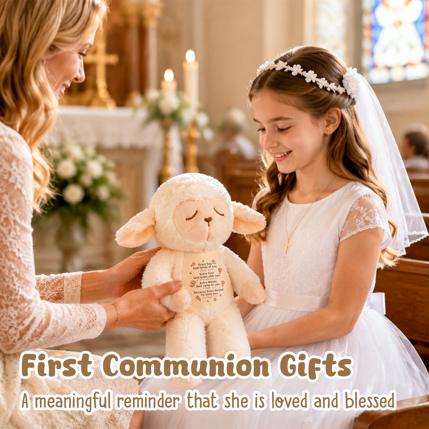 God Thinks of You - Adorabte Lamb Plush