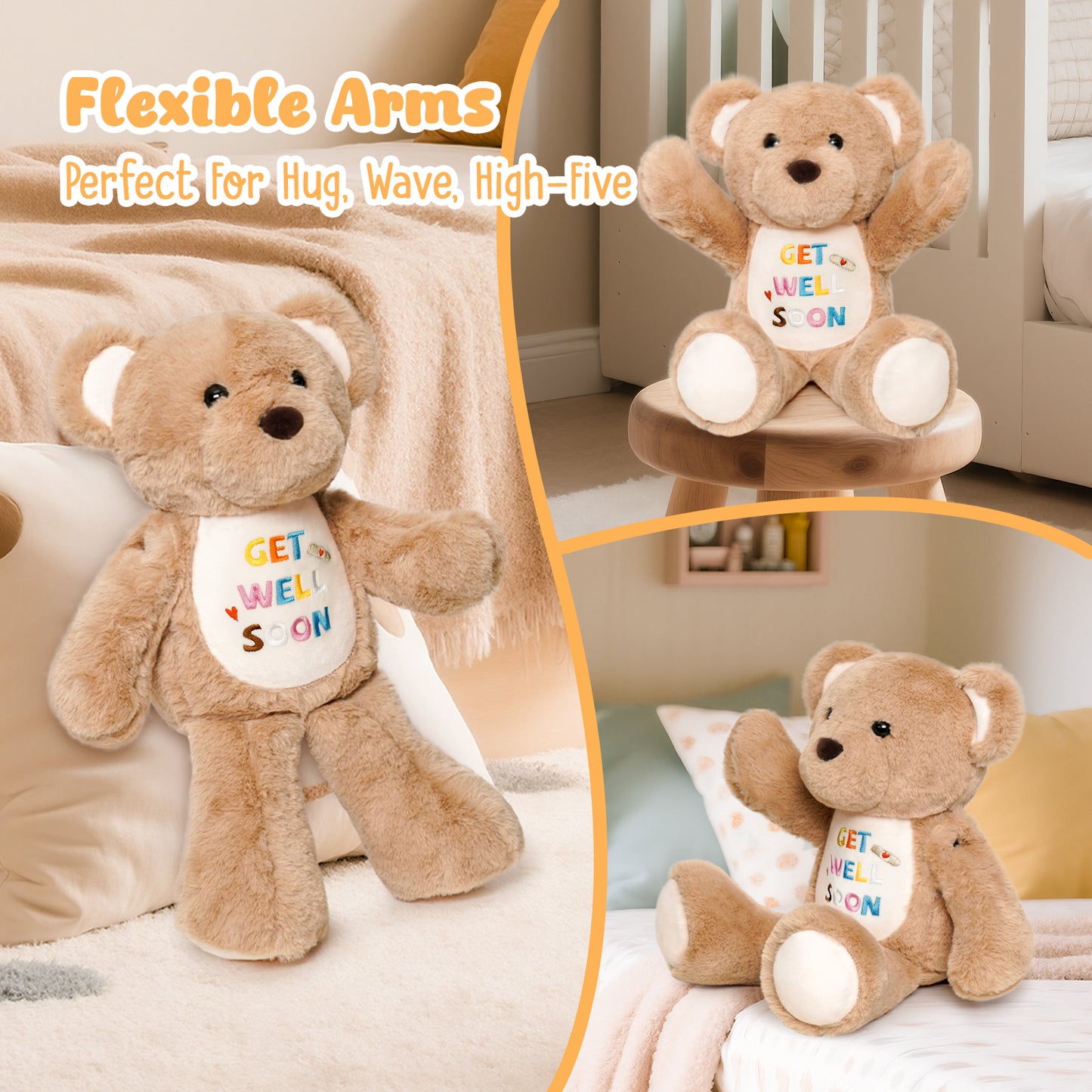 Get Well Soon Plush Bear