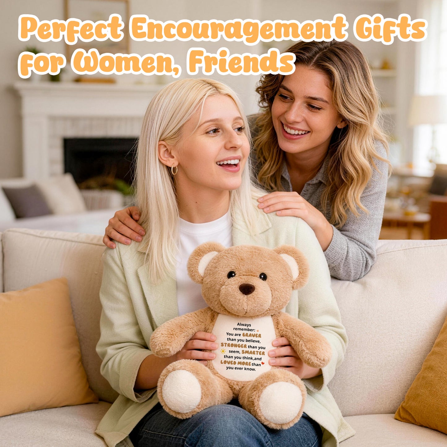 Always Remember You Are Braver - Cuddly Plush Bear