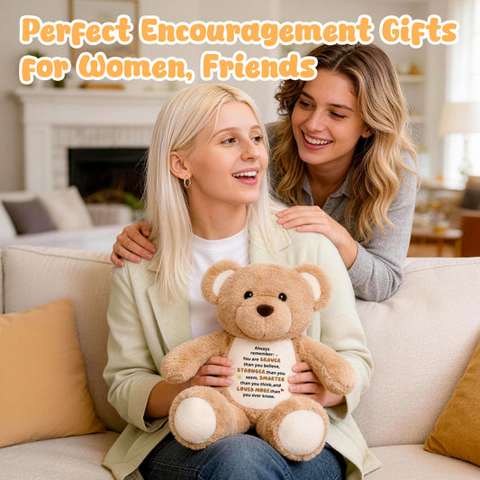 Always Remember You Are Braver - Cuddly Plush Bear