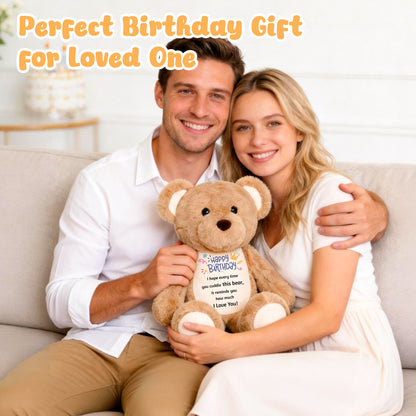 I Love You - Cuddly Plush Bear