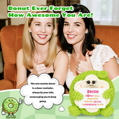 Positive Donut Crochet Doll - For Bestie