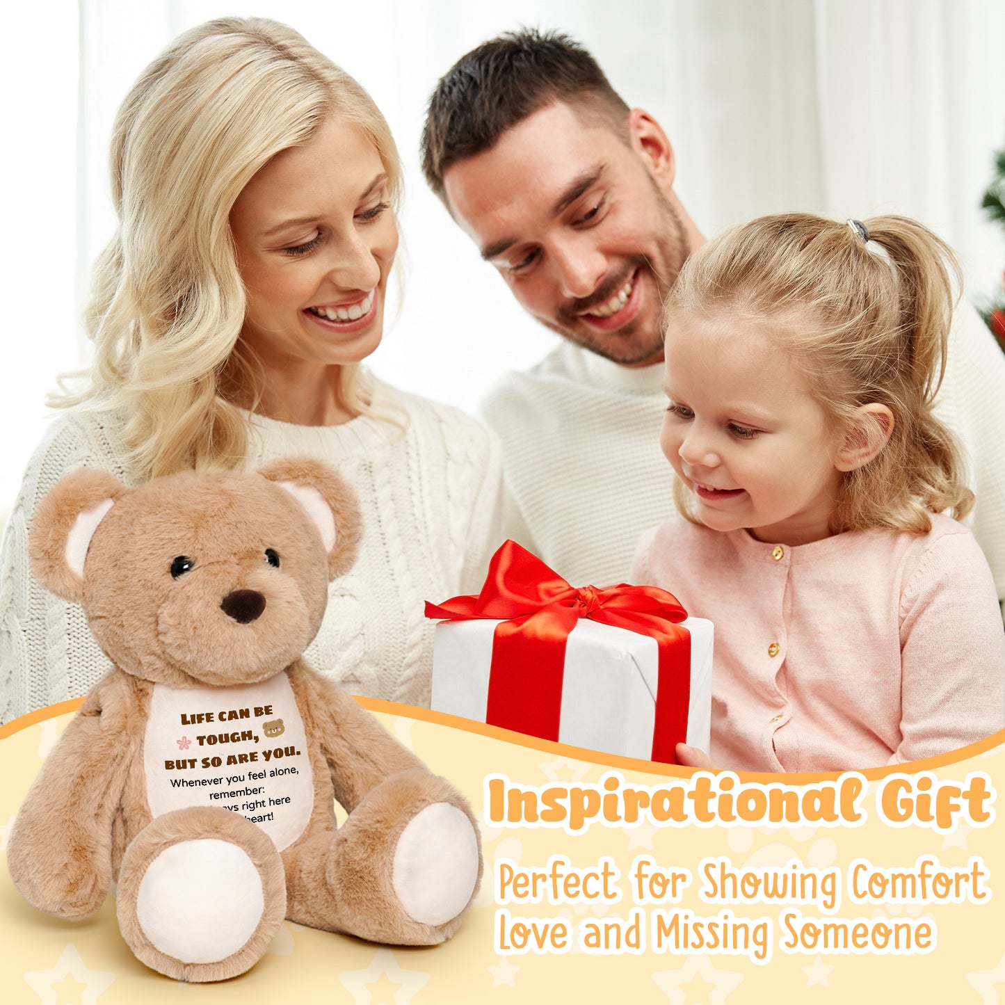 Life Can Be Touch - Cuddly Plush Bear