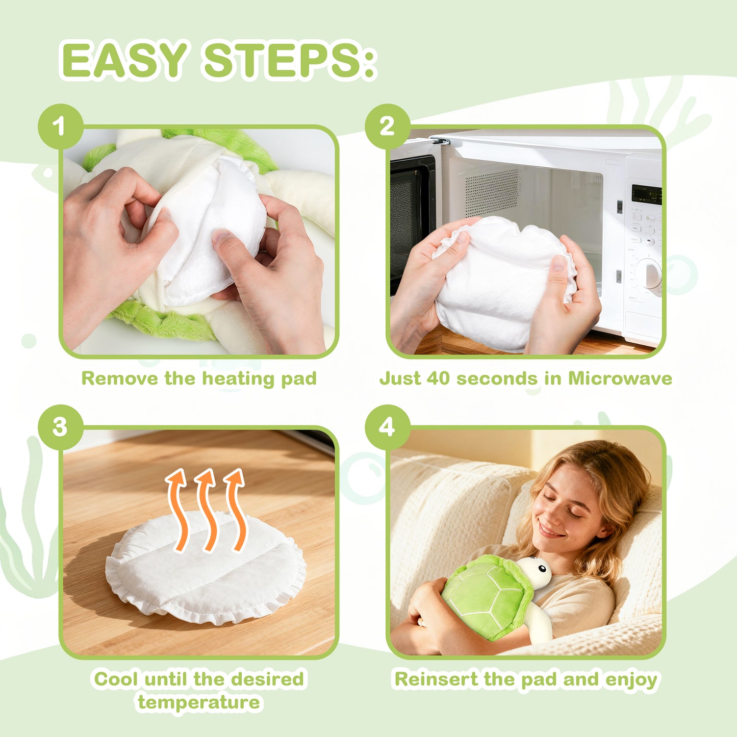 Turtle Microwave Heating Pad