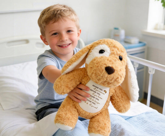 Behind You – Cuddly Plush Puppy