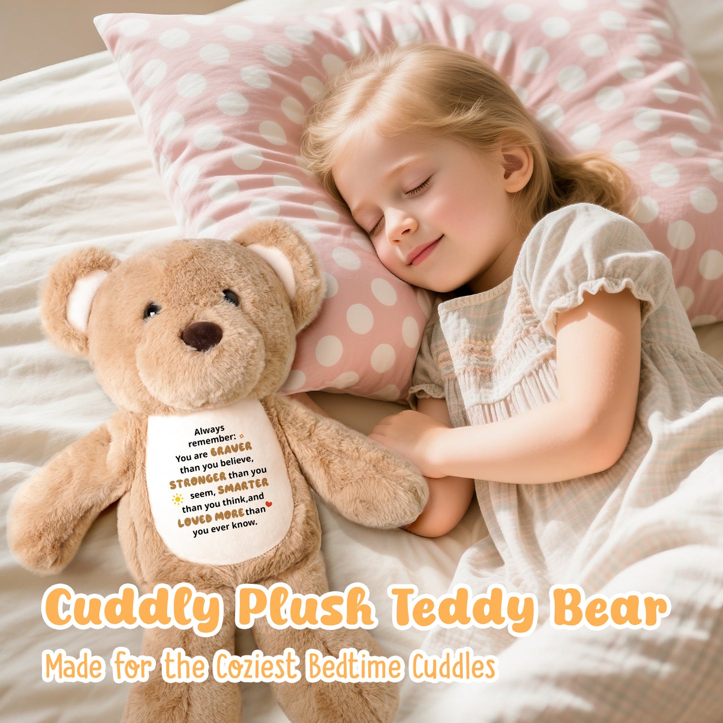 Always Remember You Are Braver - Cuddly Plush Bear