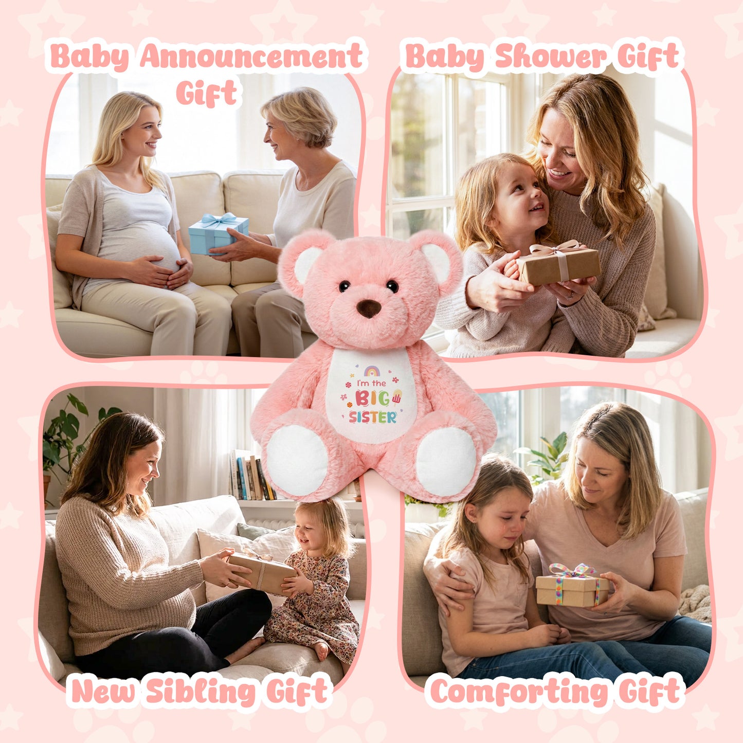 I'm The Big Sister - Cuddly Plush Bear