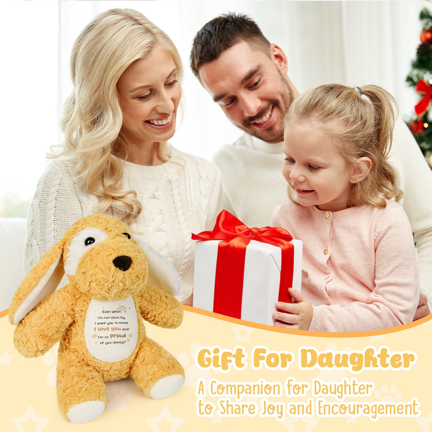 Even When I'm Not Close By – Cuddly Plush Puppy